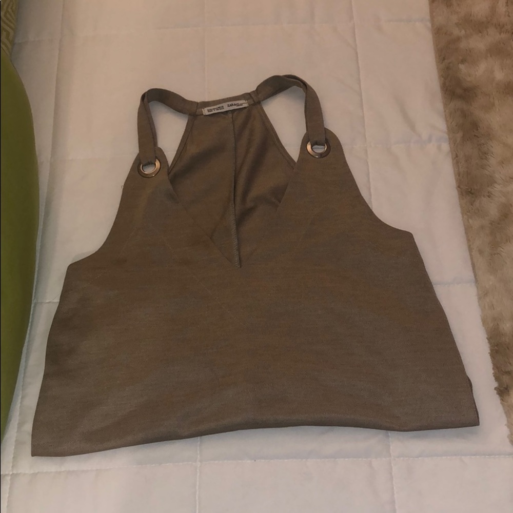 Gold Zara Top